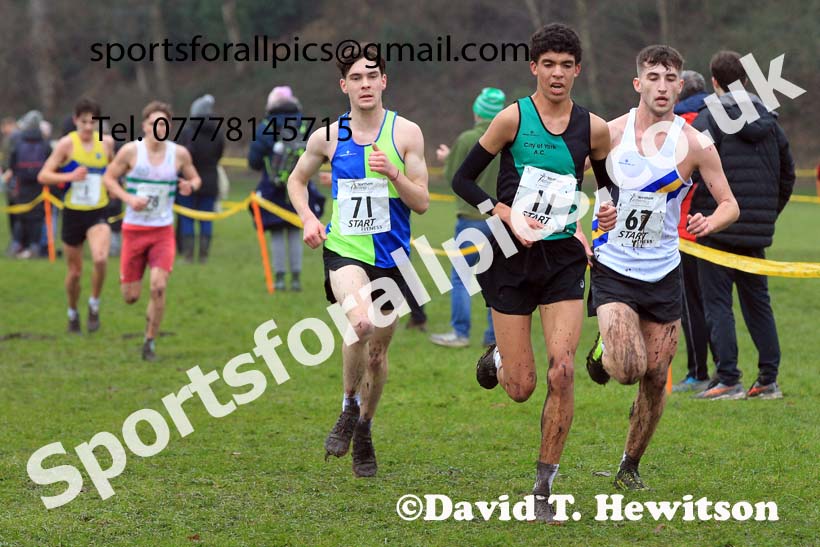 Junior Mens 2023 Northern Cross Country Champs., Witton Park, Blackburn. Photo: David T. Hewitson/Sports for All Pics